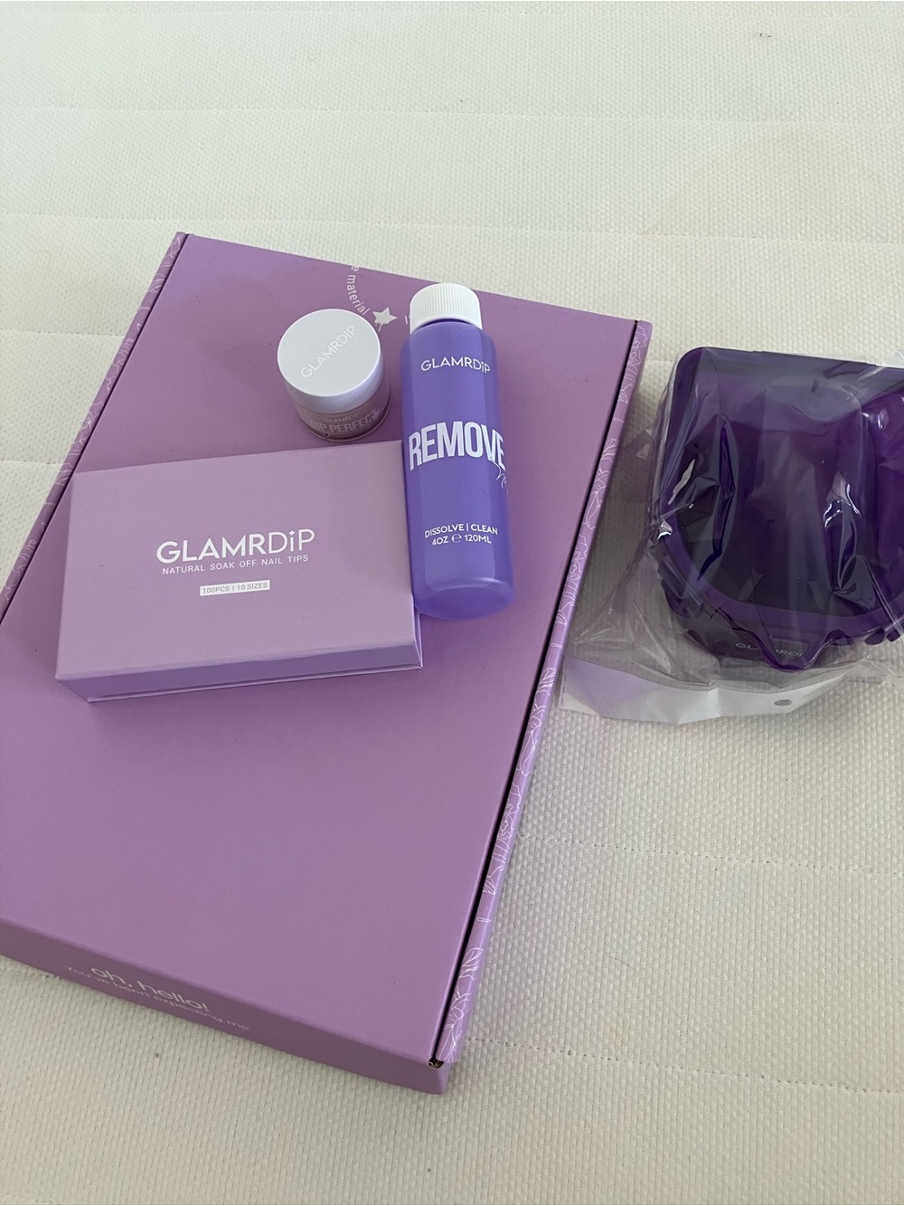 Glamdrip at home Salon Perfect Kit & accessories bundle new with box